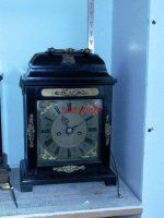 Bracket clock by Henry Merriman