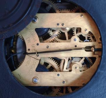 Ansonia cast-steel clock, movement