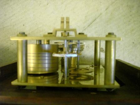 French & Son dial clock movement from above