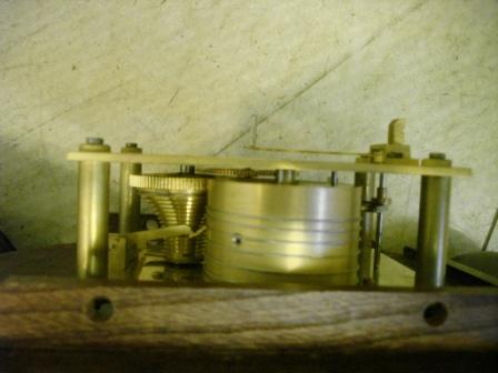 French & Son dial clock movement from left