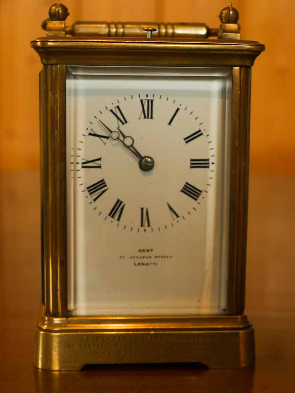 Front view of Petite Sonnerie carriage clock