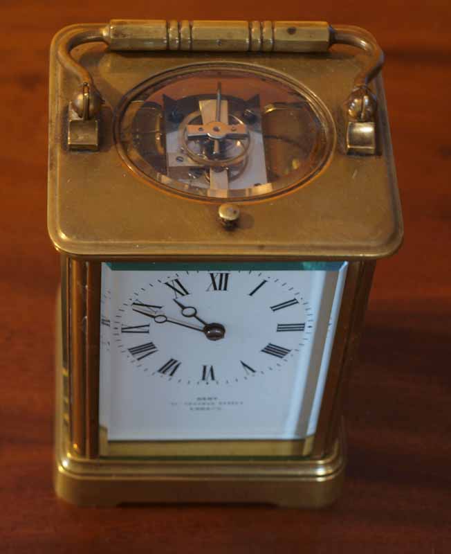 Top and front view of Petite Sonnerie carriage clock