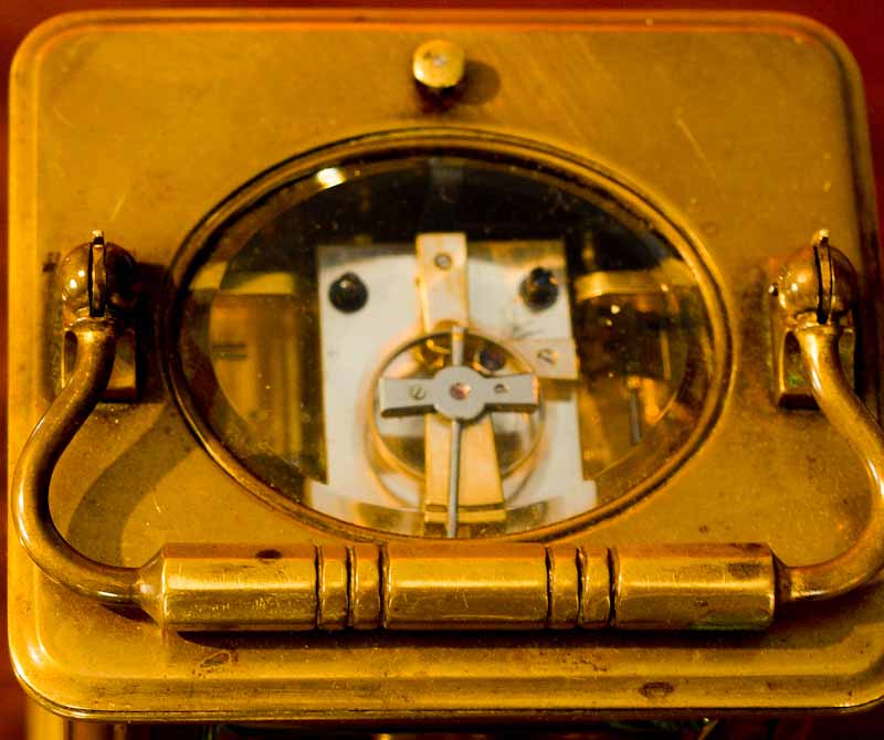 escapement of Petite Sonnerie carriage clock