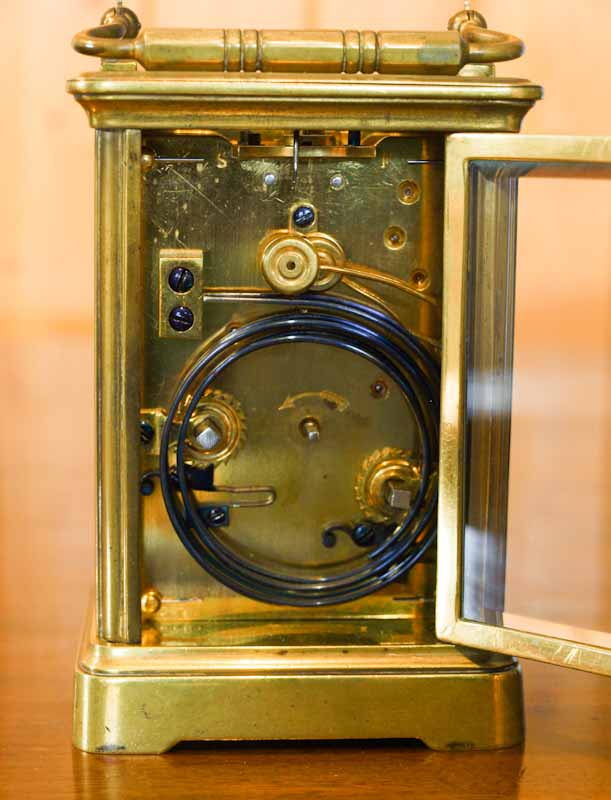 back view of Petite Sonnerie carriage clock
