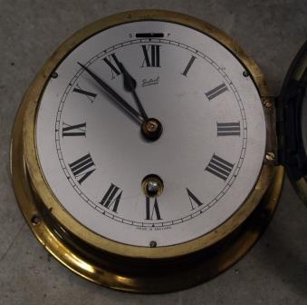 Sestrel Bulkhead Clock, open, dial only