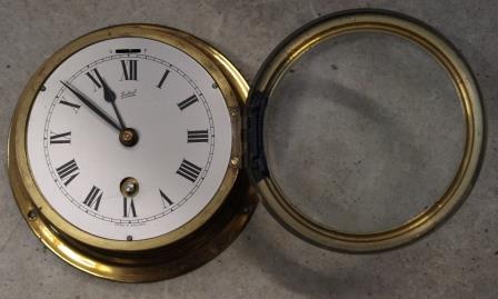 Sestrel Bulkhead Clock, open, including_bezel