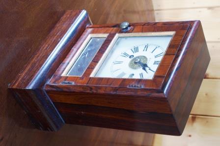 Seth Thomas mantel clock, front, right & top